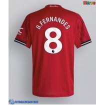 Fotballdrakt Herre Manchester United Bruno Fernandes #8 Hjemmedrakt 2025-26 Kortermet